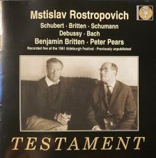 SCHUBERT, BRITTEN, SCHUMANN, BACH - ROSTROPOVICH :AT THE 1961 ALDEBURGH FESTIVAL 2CD