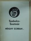 Szabolcs-Szatmár néhány sorban... [antikvár]