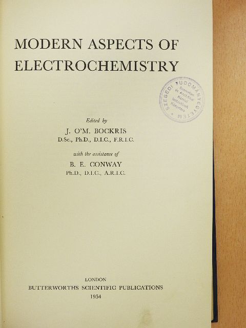 Modern Aspects of Electrochemistry [antikvár]