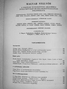 Fónagy Iván - Magyar Nyelvőr 1968. július-szeptember [antikvár]
