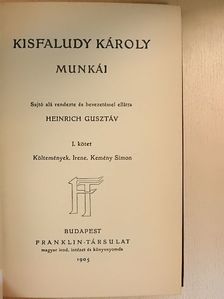 Kisfaludy Károly - Kisfaludy Károly munkái I. [antikvár]