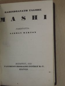 Rabindranath Tagore - Mashi [antikvár]
