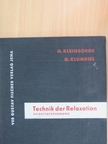 Dr. Gerhard Klumbies - Technik der Relaxation - Lemezzel [antikvár]