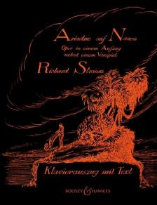 STRAUSS RICHARD - ARIADNE AUF NAXOS - OPER IN EINEM AUFZUG NEBST EINEM VORSPIEL - KLAVIERAUSZUG