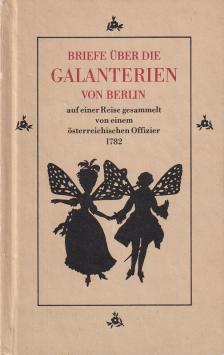 Schnitzler, Sonja - Briefe über die Galanterien von Berlin [antikvár]