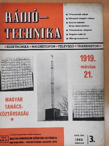 Bassó Andor - Rádiótechnika 1980. március [antikvár]