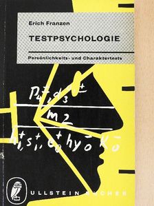 Erich Franzen - Testpsychologie [antikvár]