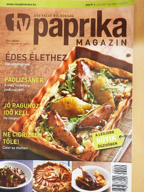 Homoki Róza - TV Paprika Magazin 2013. október [antikvár]