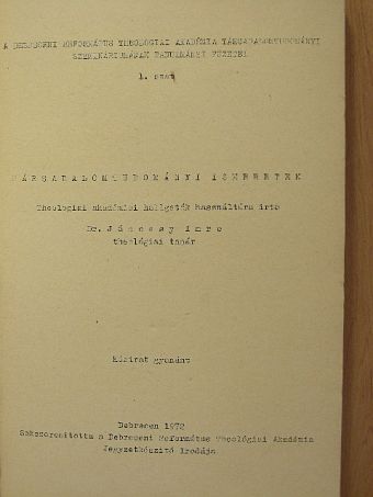 Dr. Jánossy Imre - Társadalomtudományi ismeretek [antikvár]