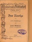 Josef Wichner - Der Novize (gótbetűs) [antikvár]