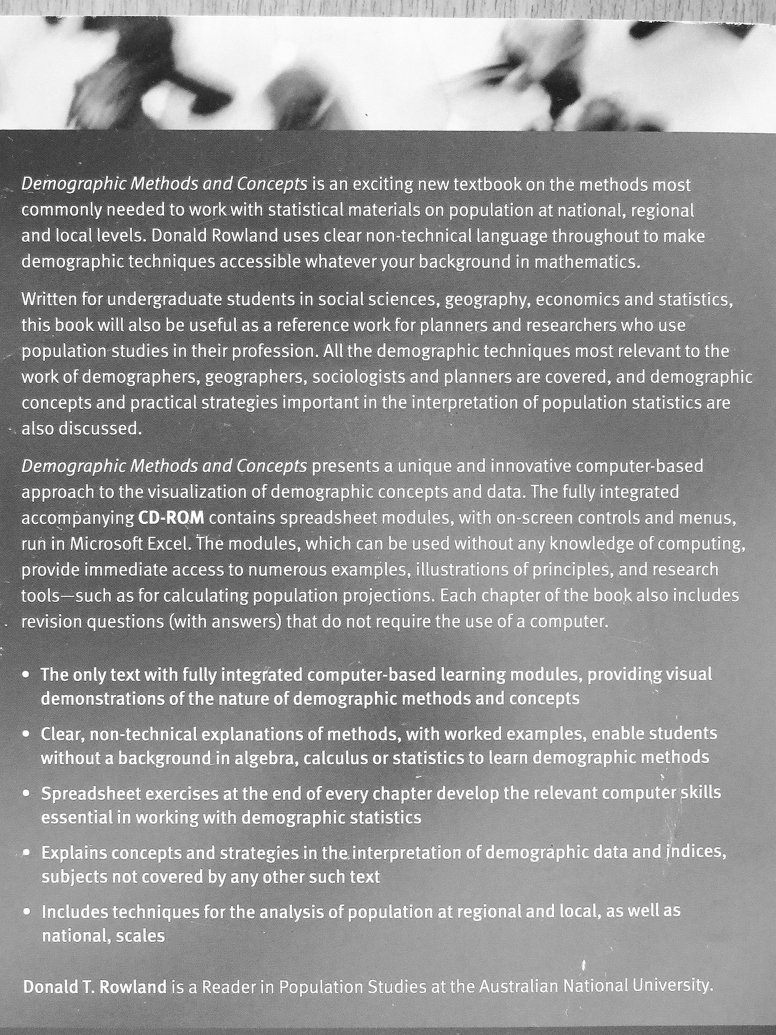 Donald T. Rowland - Demographic Methods and Concepts - CD-vel [antikvár]
