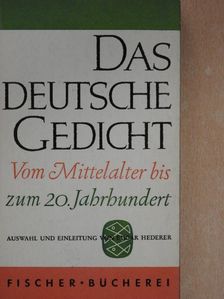 Clemens Brentano - Das deutsche Gedicht vom Mittelalter bis zum 20. Jahrhundert [antikvár]