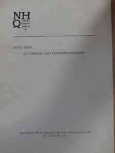 Ágnes Tibor - Enterprise and Entrepreneurship [antikvár]