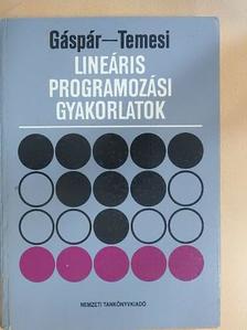 Gáspár László - Lineáris programozási gyakorlatok [antikvár]
