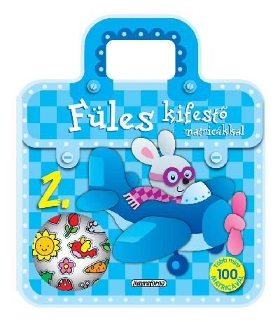 Füles kifestő matricákkal - 2. Repülő