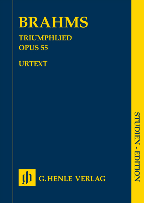 BRAHMS... - TRIUMPHLIED OP.55 STUDIEN EDITION