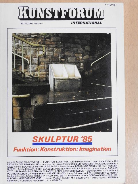 Annelie Pohlen - Kunstforum International Mai-Juni 1985 [antikvár]