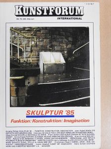 Annelie Pohlen - Kunstforum International Mai-Juni 1985 [antikvár]