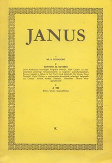 Horányi Özséb - Janus IX. A fogalomról [antikvár]
