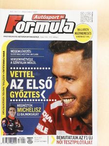 Gellérfi Gergő - Autósport és Formula 2018. április [antikvár]