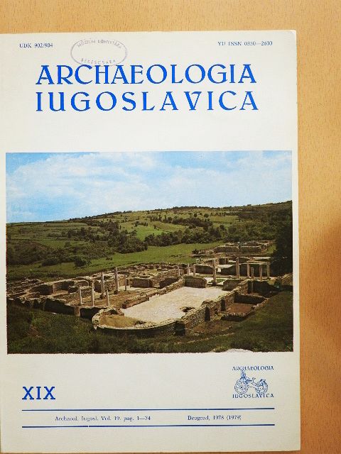 Bogdan Brukner - Archaeologia Iugoslavica XIX. [antikvár]