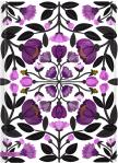 Flame Tree A5 notesz vonalas Pace: Purple Flowers