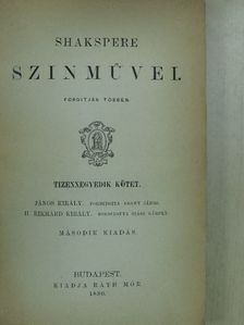 Shakspere - Shakspere szinművei XIV-XV. [antikvár]