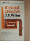 G. H. Vallins - The Best English [antikvár]