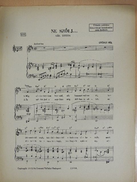 Gál Zsuzsa - Ne szólj... [antikvár]