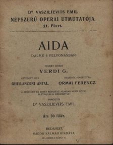 Vaszilievits Emil - Aida [antikvár]