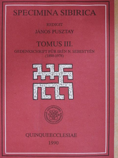 Domokos Péter - Specimina Sibirica III. [antikvár]