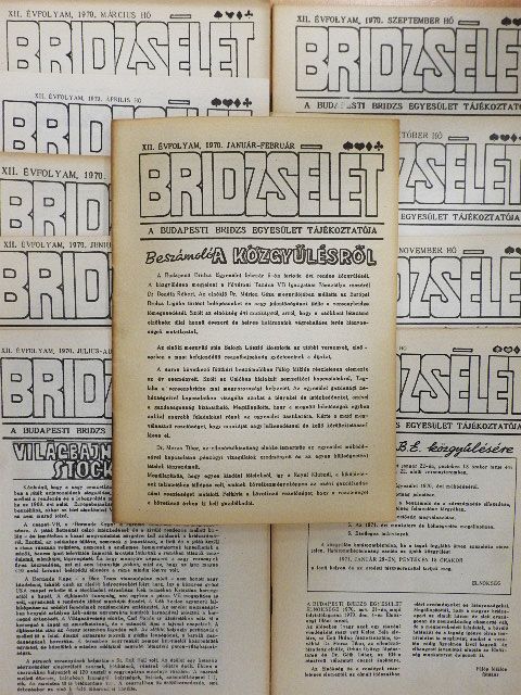Bridzsélet 1970. január-december [antikvár]