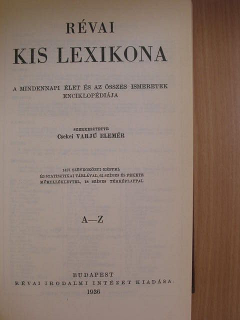 Révai kis lexikona A-Z [antikvár]