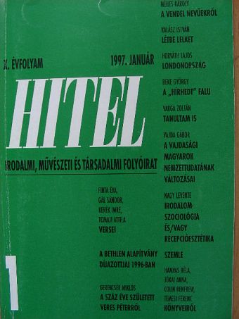 Bakonyi István - Hitel 1997. január [antikvár]