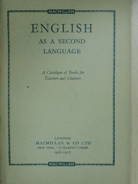 English as a second language [antikvár]