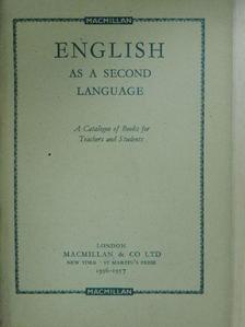 English as a second language [antikvár]