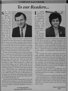 Brückner Gergely - Company Fact Book 1997 [antikvár]