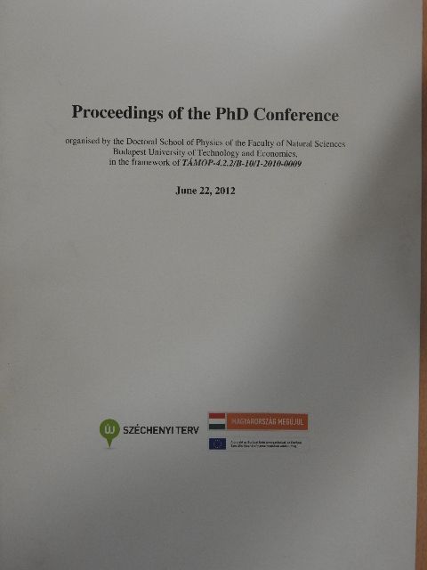 Gergely Papp - Proceedings of the PhD Conference [antikvár]