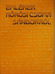 Eötvös József - Emlékek Kőrösi Csoma Sándorról [antikvár]