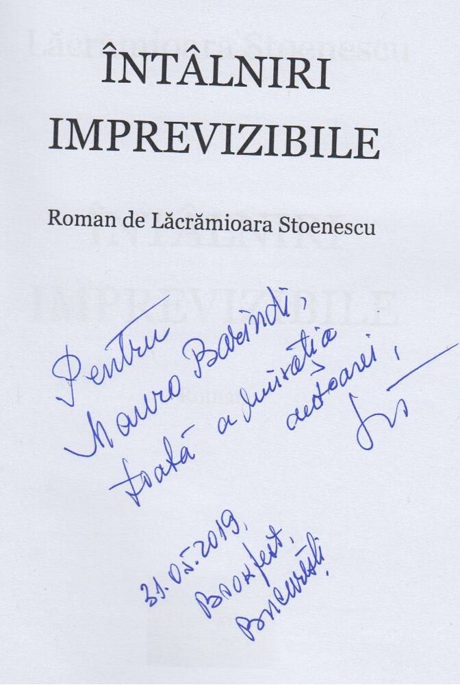 Lacramioara Stoenescu - Intalniri imprevizibile (Dedikált) [antikvár]