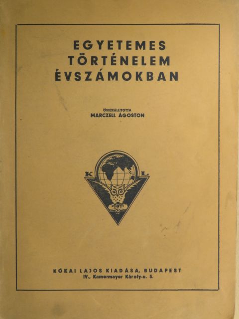 Egyetemes történelem évszámokban [antikvár]