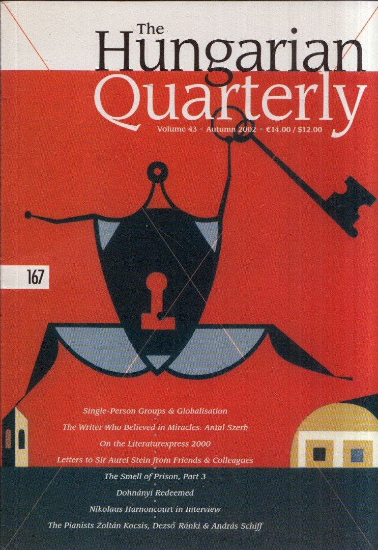 Vajda Miklós - The Hungarian Quarterly 167 Volume 43 Autumn 2002 [antikvár]