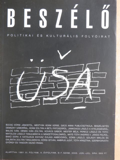 Ambrus Judit - Beszélő 2005. június-július [antikvár]