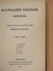 Kisfaludy Sándor - Kisfaludy Sándor munkái I. [antikvár]