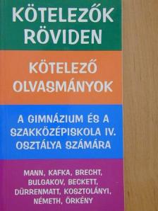 Kötelező olvasmányok [antikvár]