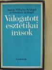 August Wilhelm Schlegel - Válogatott esztétikai írások [antikvár]