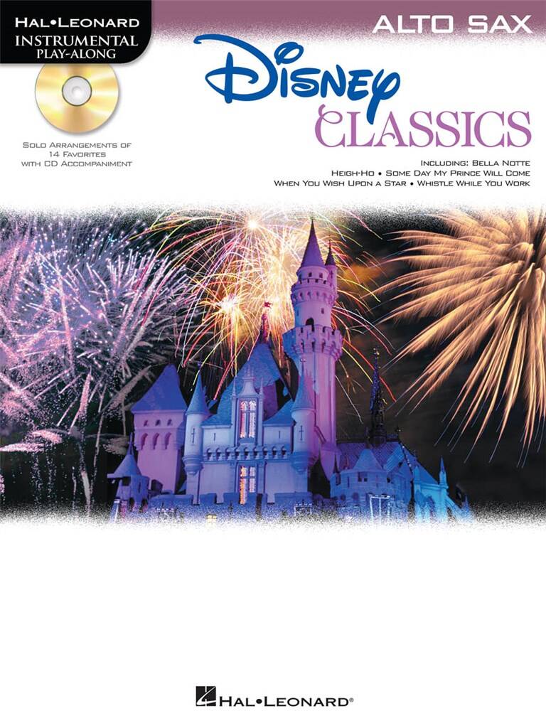 DISNEY CLASSICS ALTO SAX, INSTRUMENTAL PLAY-ALONG + CD