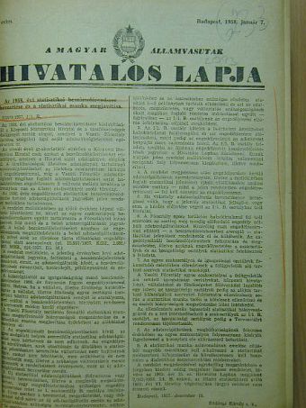 A Magyar Államvasutak Hivatalos Lapja 1958 [antikvár]