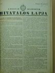 A Magyar Államvasutak Hivatalos Lapja 1958 [antikvár]