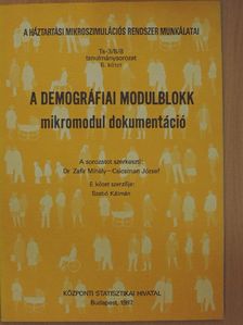Szabó Kálmán - A demográfiai modulblokk mikromodul dokumentáció [antikvár]